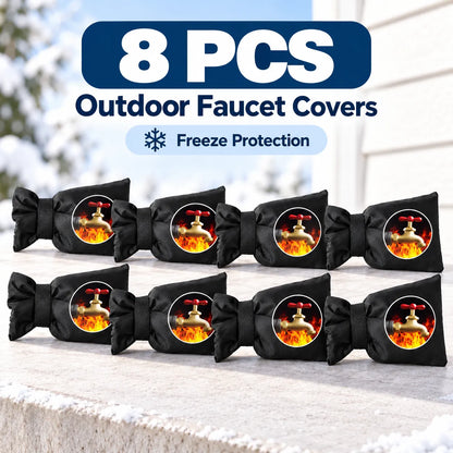❄️ Winter Outdoor Faucet Covers – Insulated Freeze Protection 🛡️