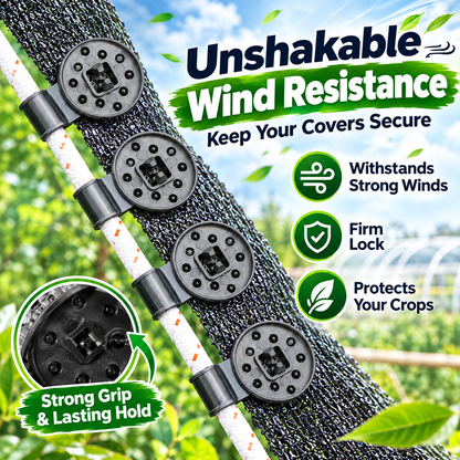 Heavy-Duty Shade Net & Greenhouse Film Fixing Clips 🛡️