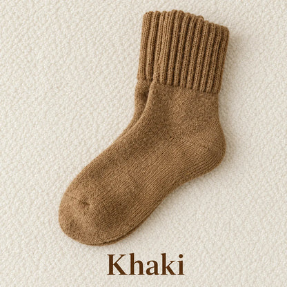 🧦 Women’s Cozy Knit Crew Socks – Ribbed Cuffs & Everyday Neutral Colors 🤎
