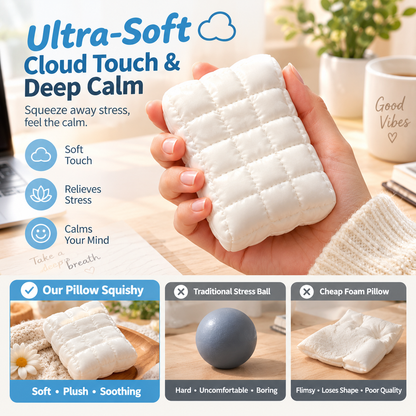 Mini Down Pillow Sensory Squishy Toy ☁️