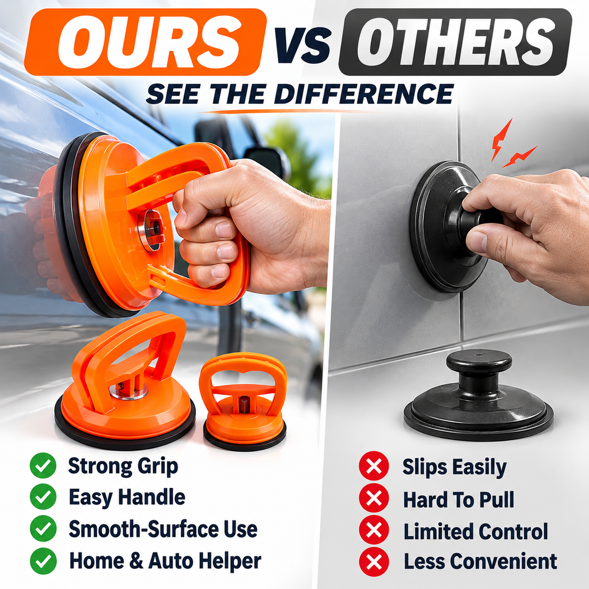 🛠️ Heavy-Duty Suction Cup Puller – Firm Grip for Easy Pulling & Quick Removal ✨