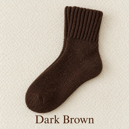 🧦 Women’s Cozy Knit Crew Socks – Ribbed Cuffs & Everyday Neutral Colors 🤎