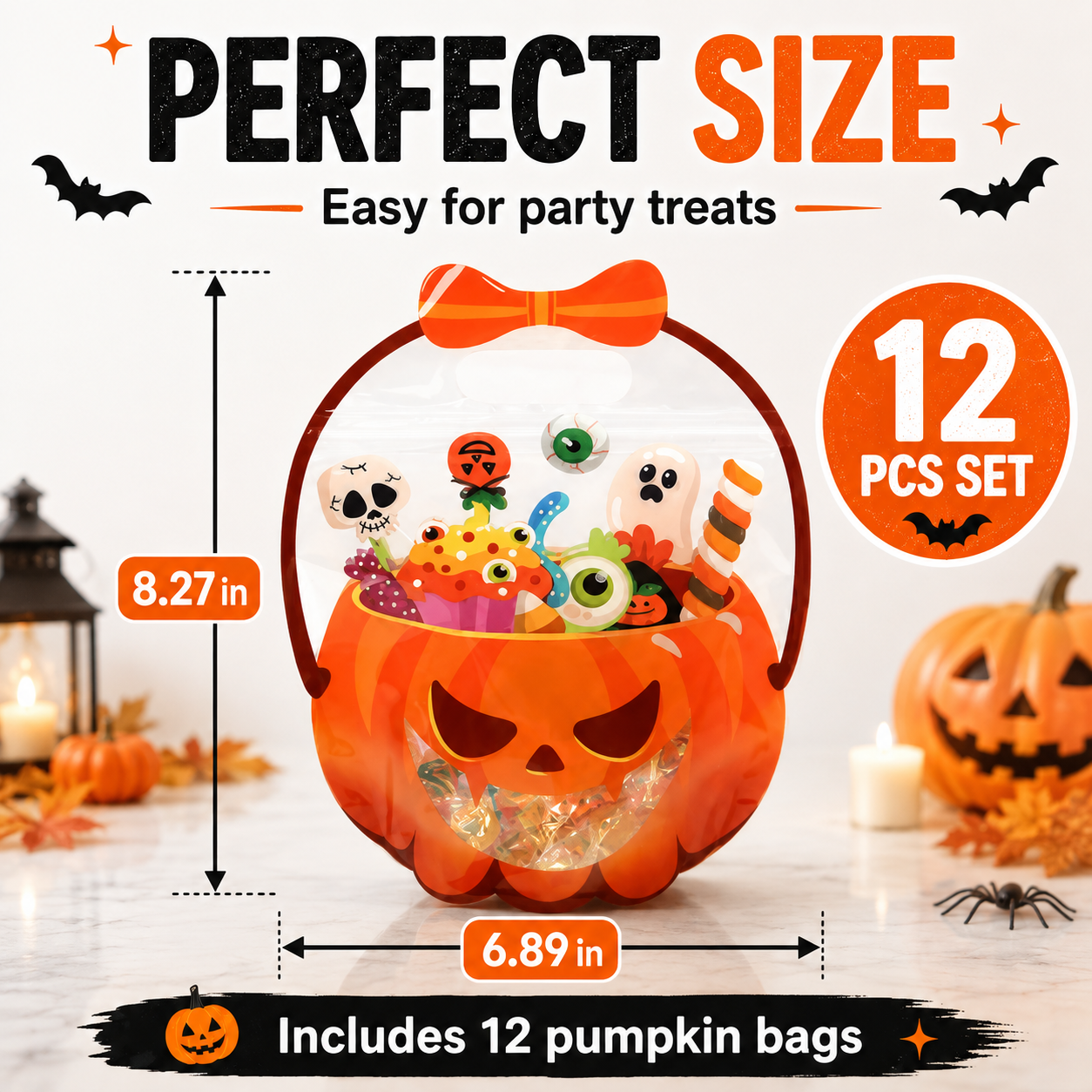 🎃 Stand-Up Halloween Goodie Bags