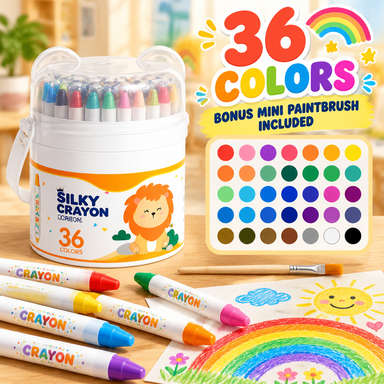 ✨ 36 Colors – Expanded Palette