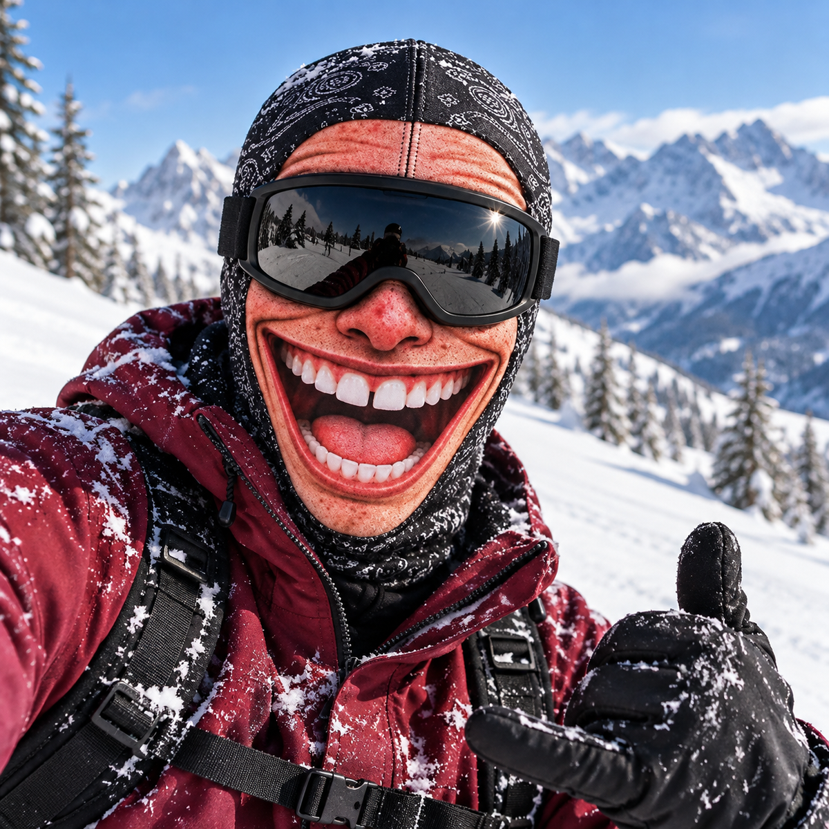 Funny Prank Ski & Riding Balaclava Mask 🎭
