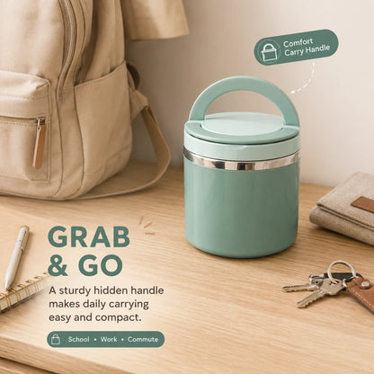 🍱 Portable Insulated Stainless Steel Lunch Box