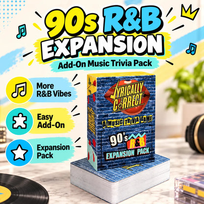 Music Trivia Card Game | 80s, 90s & 2000s Hits