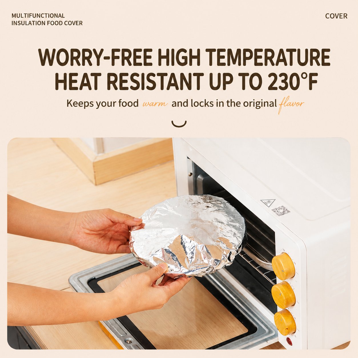 🏠 Reusable Aluminum Foil Insulation Cover – Keep Heat In ❄️