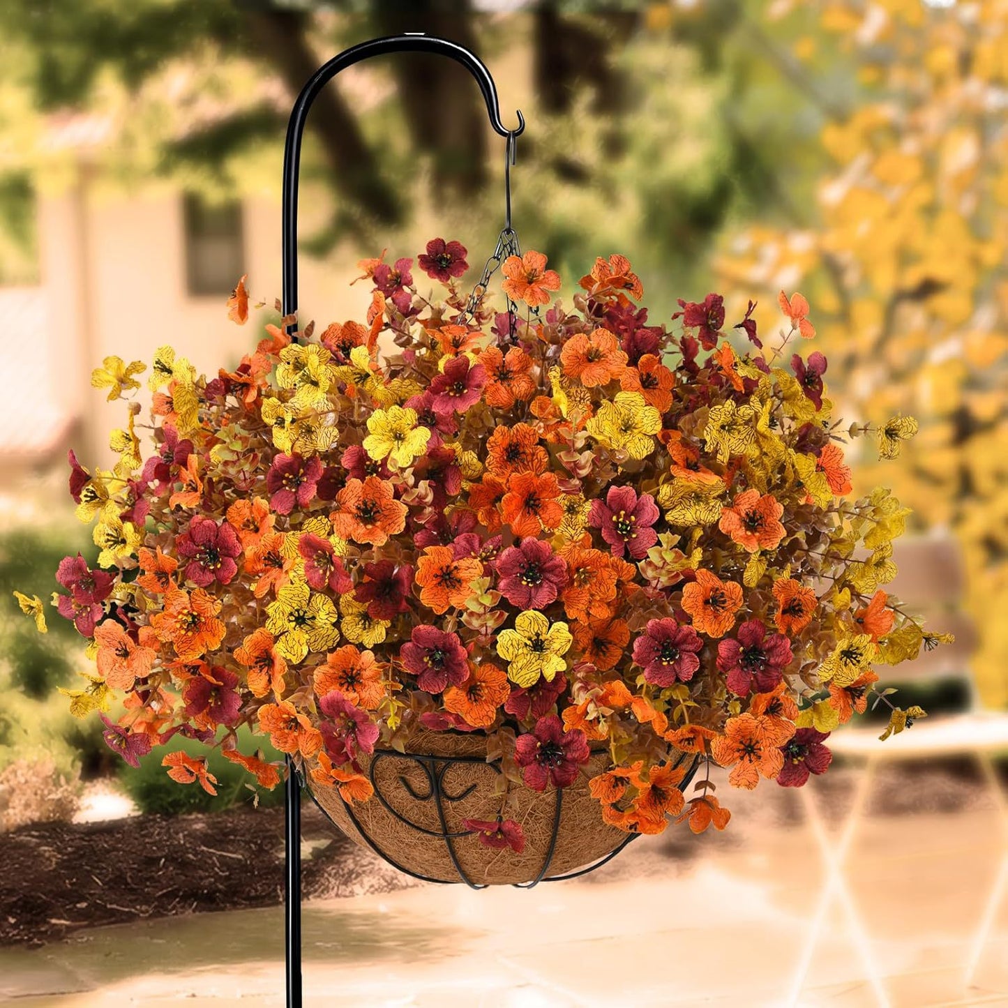 Ultimate Fall Porch Refresh Bundle 🍁 Real-Touch Faux Flowers - UV Resistant