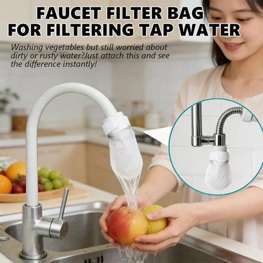 Universal Faucet Filter Bag | Tap & Spring Water Purifier, Rust & Impurity Remover