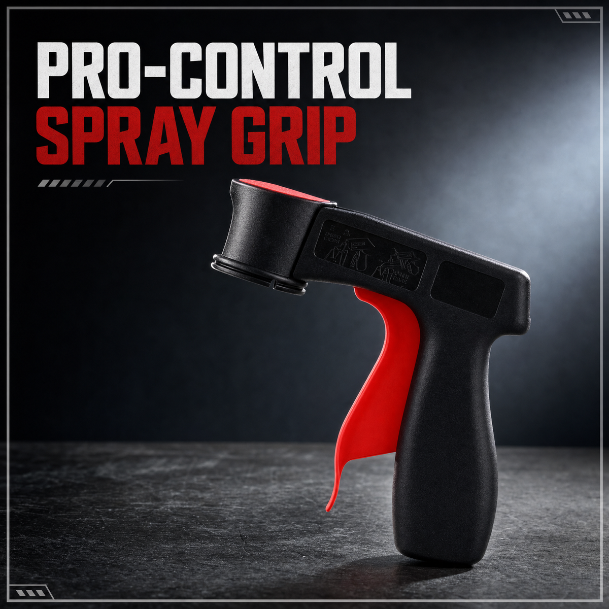 🎨 Pro-Grip Aerosol Spray Can Trigger Handle – Ergonomic Spray Gun Adapter 🛠️