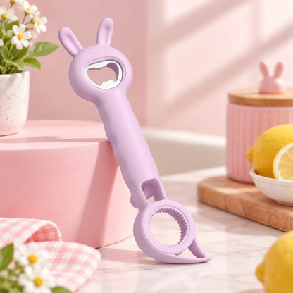 4-in-1 Cute Cartoon Multifunctional Bottle & Jar Opener 🧸