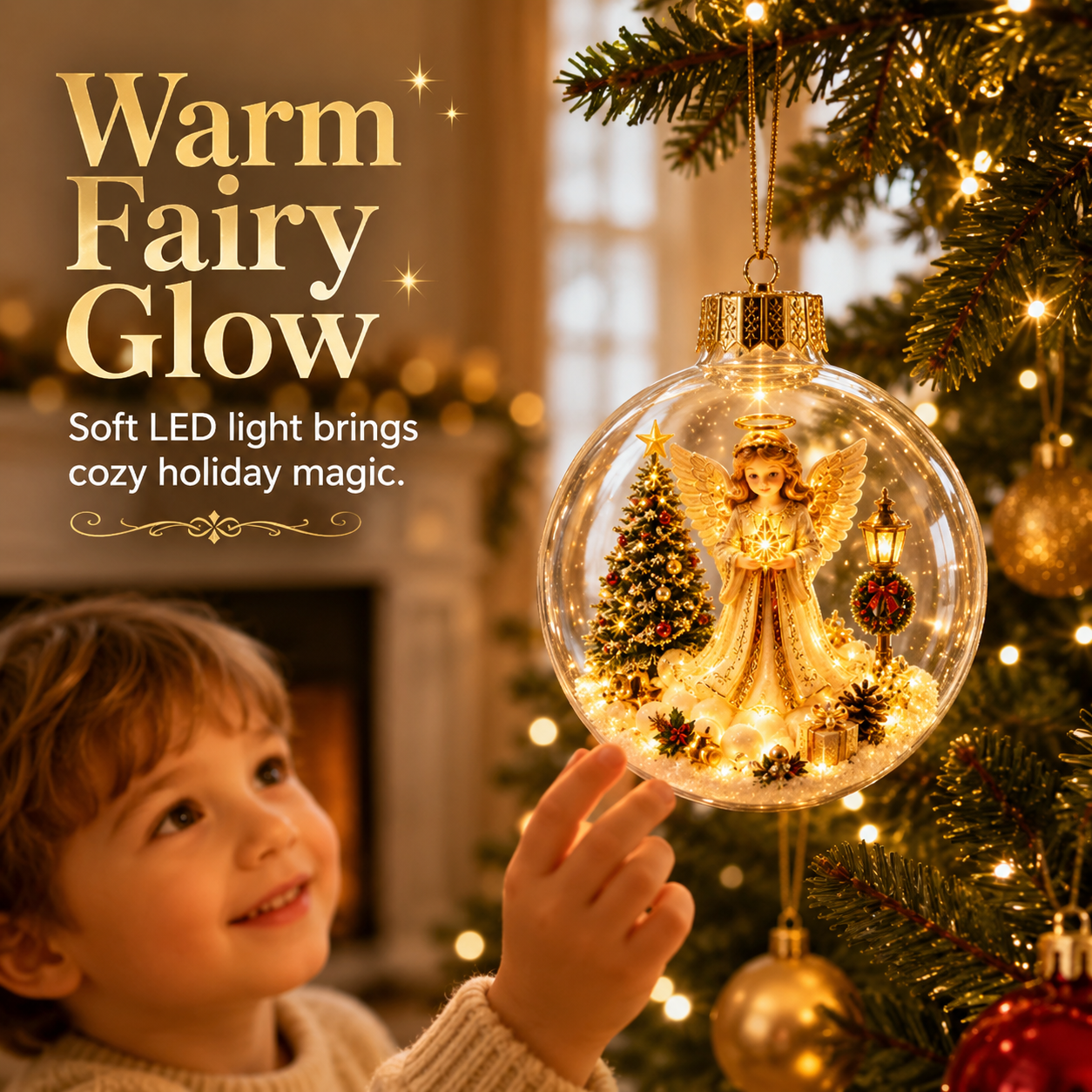 ✨ Magical Illuminated  Christmas Baubles – Bring Your Tree to Life!