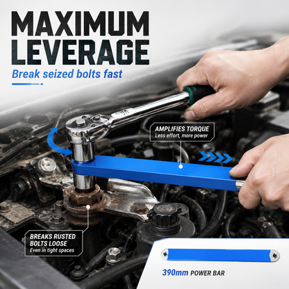 9.8"/15.3" High-Carbon Wrench Extender Bar 🔧