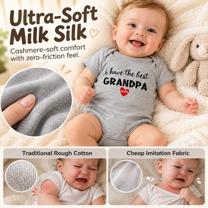 "I Have The Best Grandpa" Cute Infant Baby Romper ❤️🍼