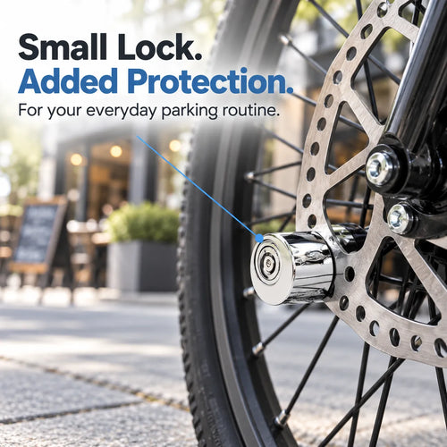 🔒 Compact Disc Brake Lock with 2 Keys
