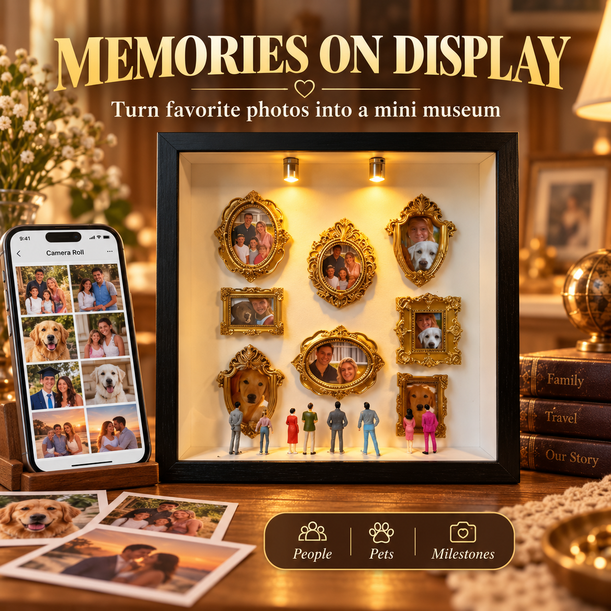 DIY Mini Museum Shadow Box Kit 🏛️
