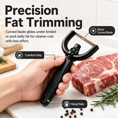 Handheld Meat & Fat Trimming Tool for Brisket and Pork 🥩✨