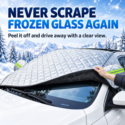 ❄️ All-Weather Half Car Cover & Frost Protector