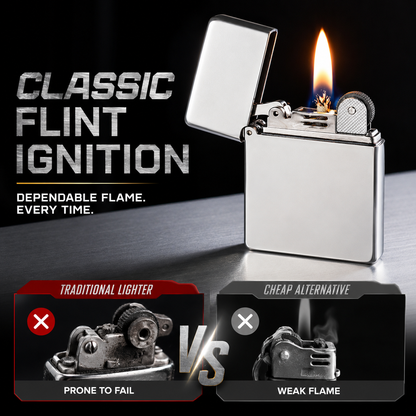 Ultra-Slim Vintage Kerosene Lighter