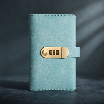 "Multi-Functional Vintage Crocodile Password Lock Cash & Currency Binder 💰🔒"