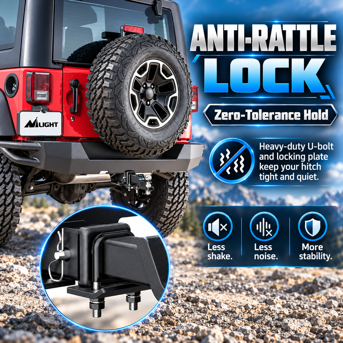 Ultimate Trailer Hitch Tightener & Anti-Rattle Stabilizer 🛡️