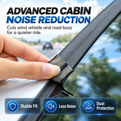 Premium T-Type Rubber Sealing Strip for Car Roof & Windows ✨