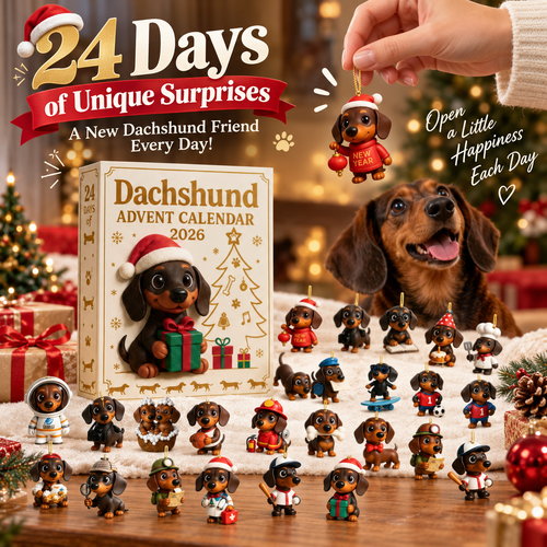 24 Days Christmas Dachshund Advent Calendar 🎄🐾