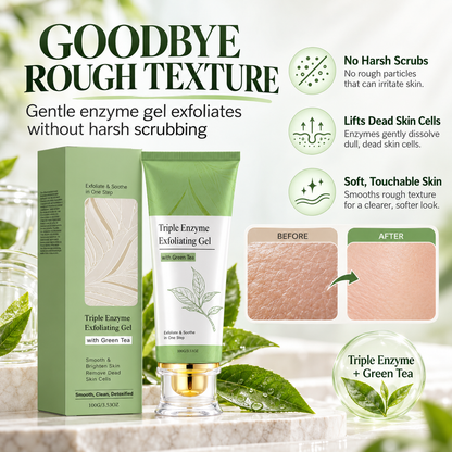 🍃 Green Tea Gentle Exfoliating Face Gel for Smooth & Radiant Skin