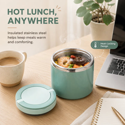 🍱 Portable Insulated Stainless Steel Lunch Box