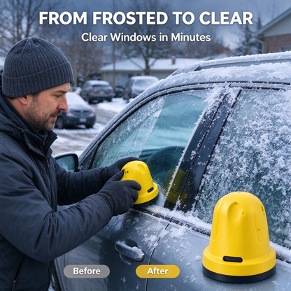 ❄️ USB Rechargeable Electric Ice Scraper – Easier Ice Removal for Car Windshields 🚗