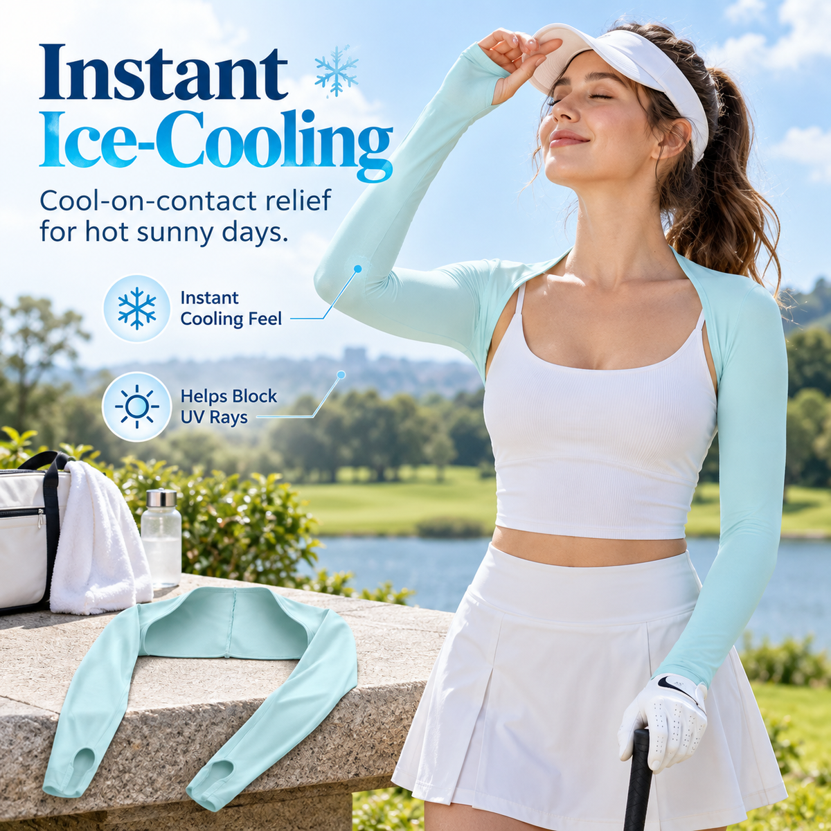 Cooling UV Protection Bolero Shrug & Sun Sleeves ☀️