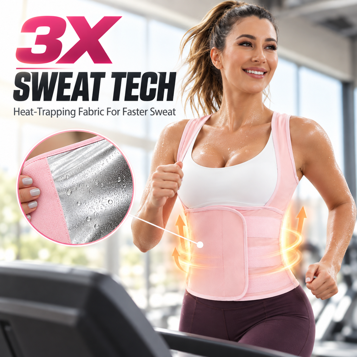 Dual-Lock Sweat Sauna Shaper & Tummy Control Vest 🔥