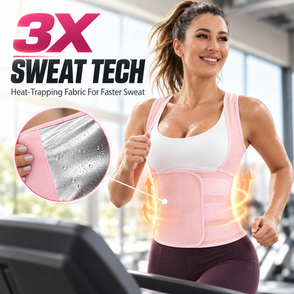 Dual-Lock Sweat Sauna Shaper & Tummy Control Vest 🔥