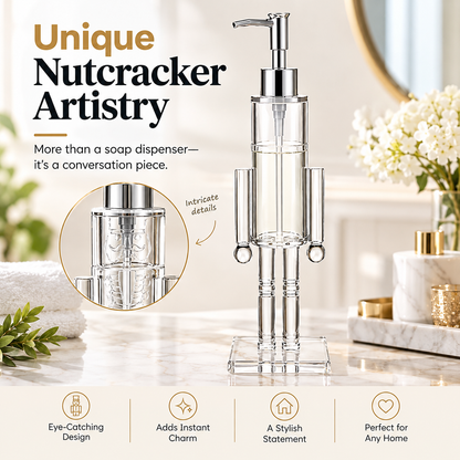 ✨ Luxury Nutcracker Liquid Soap & Lotion Dispenser 👑