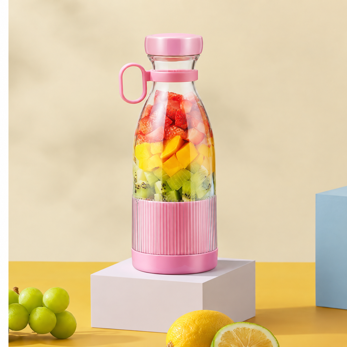Mini Portable USB Juicer Bottle & Smoothie Cup 🌿💖