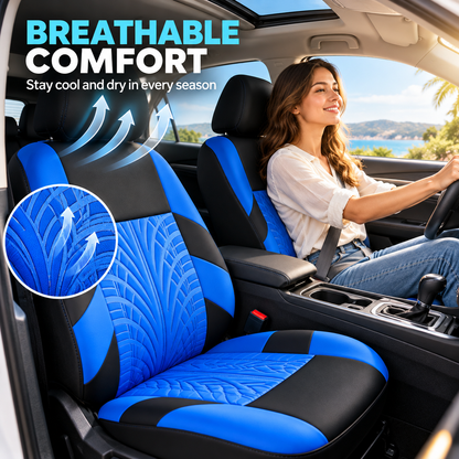 All-Season Breathable Elastic Car Seat Cover Set 🚗✨