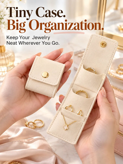 ✨ Mini Travel Jewelry Organizer – Compact, Foldable & Easy to Carry