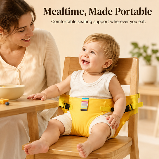 ✈️ The "Anywhere High Chair" Portable Harness | Foldable Travel Baby Seat 🍼