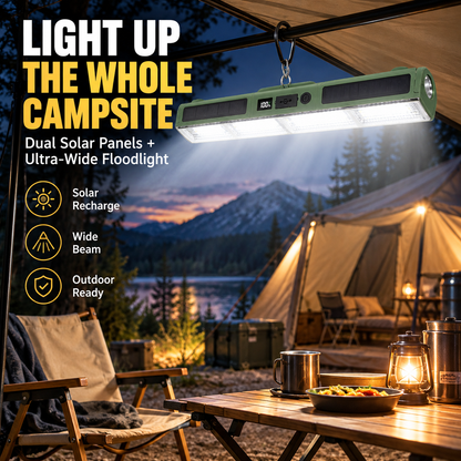 Solar Multi-Functional Emergency Camping Light & Power Bank ☀️