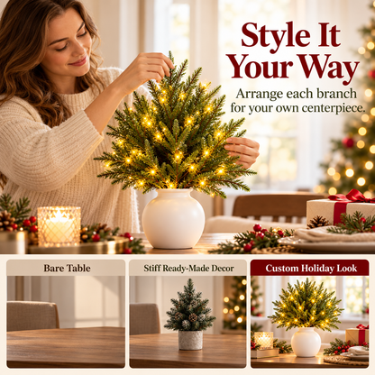 🎄 Artificial Pine Branches – DIY Christmas Greenery & Holiday Decor