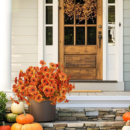 Ultimate Fall Porch Refresh Bundle 🍁 Real-Touch Faux Flowers - UV Resistant