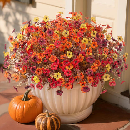 Ultimate Fall Porch Refresh Bundle 🍁 Real-Touch Faux Flowers - UV Resistant