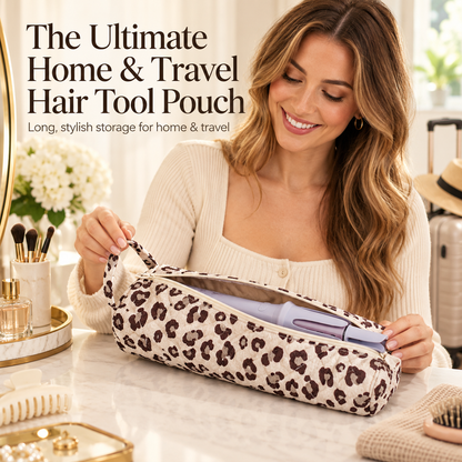 Quilted Travel Hair Tool & Blow Dryer Organizer Bag 👜🔥