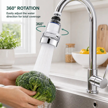 💧360° Ultimate Sink Upgrader | Splash-Proof Aerator + 10-Filter Value Pack 🚿