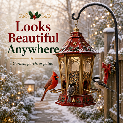 ⛄ Festive Christmas Hanging Bird Feeders – Weatherproof Wild Bird Care for Garden & Patio 🌲✨
