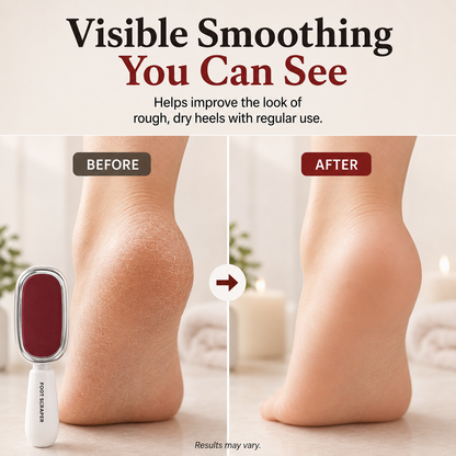 Dual-Sided Foot File for Rough Heels – Wet & Dry Callus Remover