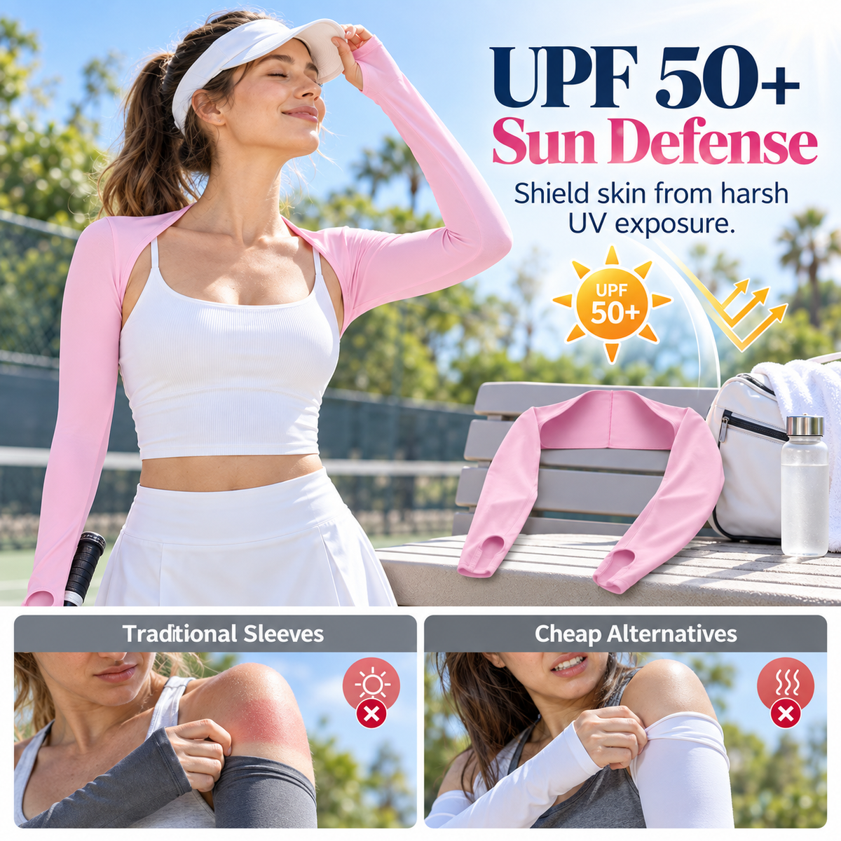 Cooling UV Protection Bolero Shrug & Sun Sleeves ☀️