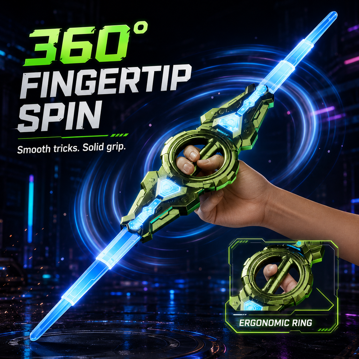 🔥 Ultimate LED Futuristic Mecha Light Saber | 360° Spin & Sound Effects