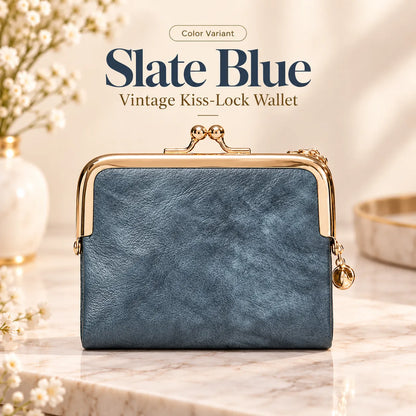 👛 Vintage Kiss-Lock Wallet | Compact & Chic